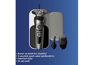 PHILIPS 9000 Prestige Serisi Tıraş Makinesi SP9872/22,Sinekkaydı Tıraş,Skin IQ Teknolojisi,Islak ve Kuru Kullanım,Hassas Düzeltic_15