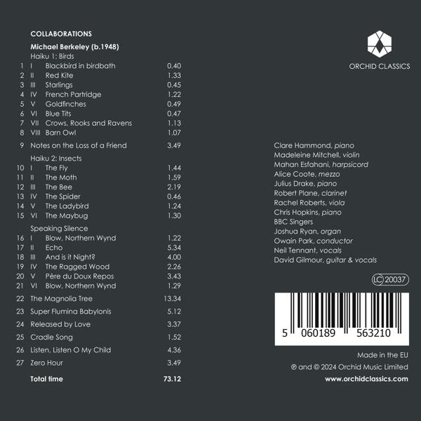 CD-Cover mit Trackliste, Künstlern und Barcode auf dunklem Hintergrund.