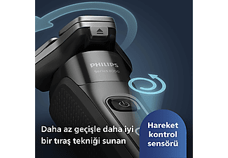 PHILIPS 8000 Serisi  Tıraş Makinesi S8692/35,Sinekkaydı Tıraş,Skin IQ Teknolojisi,Islak ve Kuru Kullanım,Hassas Düzeltici_5