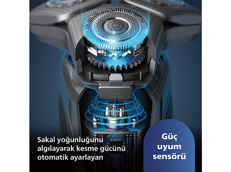 PHILIPS 8000 Serisi  Tıraş Makinesi S8692/35,Sinekkaydı Tıraş,Skin IQ Teknolojisi,Islak ve Kuru Kullanım,Hassas Düzeltici_6