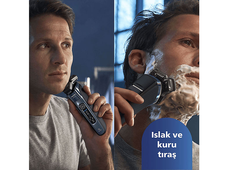 PHILIPS 8000 Serisi  Tıraş Makinesi S8692/35,Sinekkaydı Tıraş,Skin IQ Teknolojisi,Islak ve Kuru Kullanım,Hassas Düzeltici_8