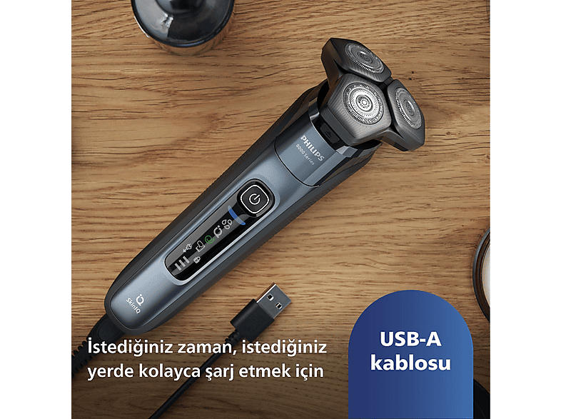 PHILIPS 8000 Serisi  Tıraş Makinesi S8692/35,Sinekkaydı Tıraş,Skin IQ Teknolojisi,Islak ve Kuru Kullanım,Hassas Düzeltici_13