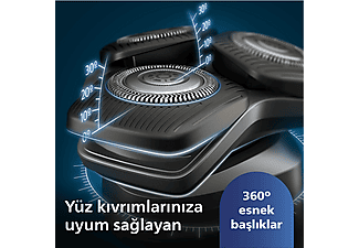 PHILIPS 5000 Serisi Tıraş Makinesi S5887/10,Sinekkaydı Tıraş,Skin IQ Teknolojisi,Islak ve Kuru Kullanım,Hassas Düzeltici_2