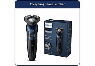 PHILIPS 5000 Serisi  Tıraş Makinesi S5445/03,Sinekkaydı Tıraş,Islak ve Kuru Kullanım_0