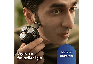 PHILIPS 3000 Serisi  Tıraş Makinesi S3144/00,Sinekkaydı Tıraş,Islak ve Kuru Kullanım,Hassas Düzeltici_6