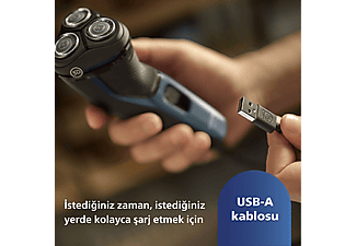 PHILIPS 3000 Serisi  Tıraş Makinesi S3144/00,Sinekkaydı Tıraş,Islak ve Kuru Kullanım,Hassas Düzeltici_10