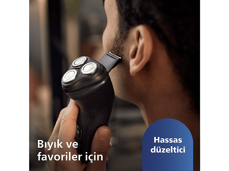 PHILIPS 3000X Serisi  Tıraş Makinesi X3021/00,Sinekkaydı Tıraş,Islak ve Kuru Kullanım,Hassas Düzeltici_6