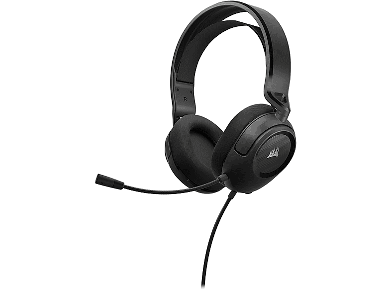 CORSAIR HS35 V2 Gaming Headset, Over-Ear, 50mm Treiber, 3.5mm, Carbon — Foto 4 von 5