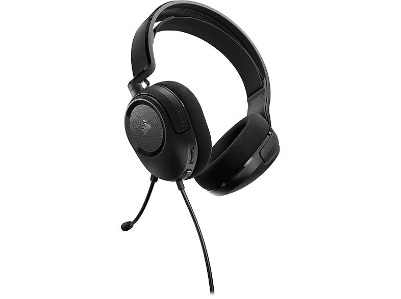 CORSAIR HS35 V2 Gaming Headset, Over-Ear, 50mm Treiber, 3.5mm, Carbon — Foto 5 von 5