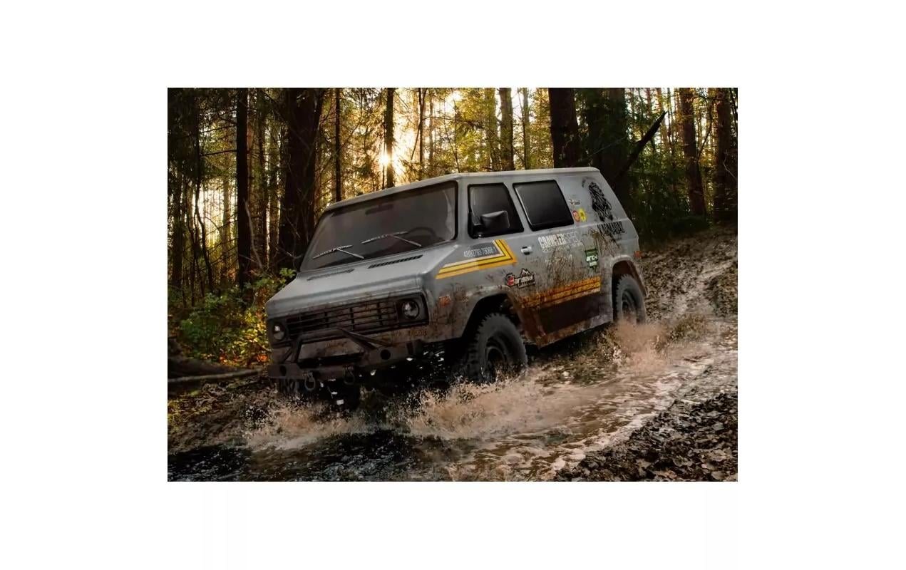 HOBBYTECH Hobbytech Carrosserie SCA-1E Praire Wolf Van, 324 mm, Non Peint, 1:10 Pièces de carrosserie, Noir