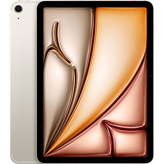 APPLE iPad Air (2024) Wi-Fi + Cellular, Tablette, 128 GB, 11 ", Starlight