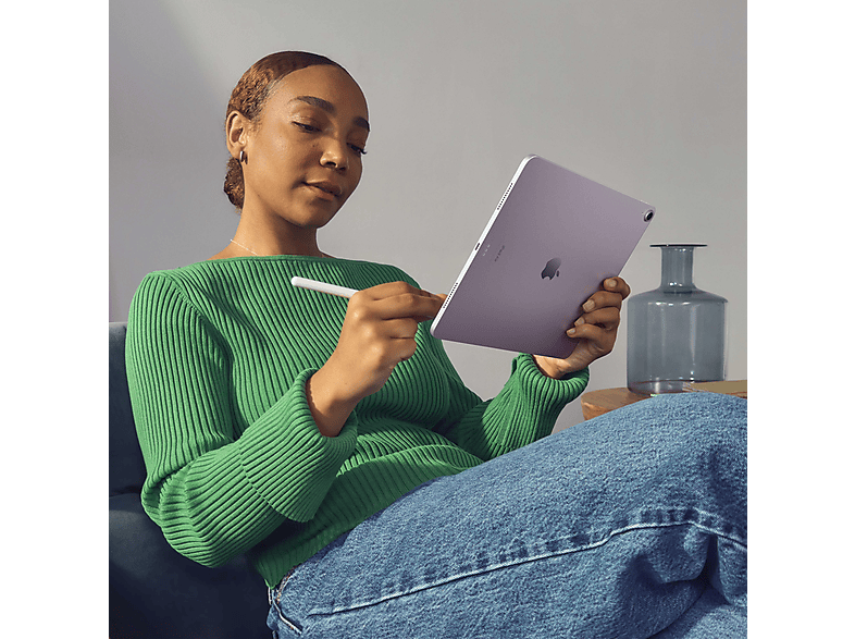 Thumbnail - APPLE iPad Air Cellular (2024), 6. Generation, Tablet, 128 GB, 11 Zoll, Violett