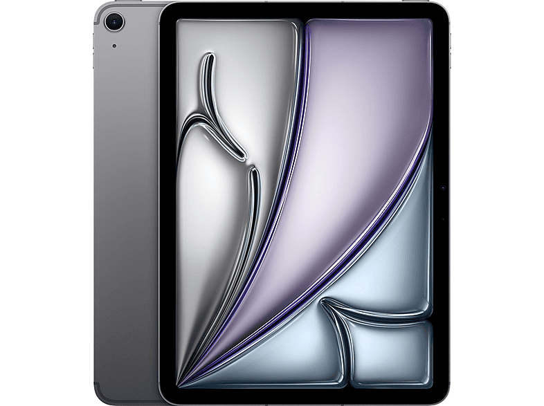 APPLE iPad Air Cellular (2024), 6. Generation, Tablet, 1 TB, 11 Zoll, Space Grau