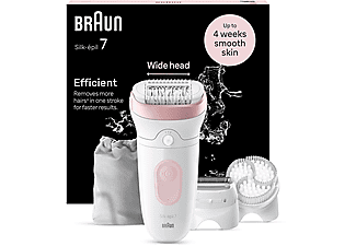 BRAUN SE 7060 Silk-Épil 7 Islak ve Kuru Kalıcı Pürüzsüz Cilt Epilasyon Cihazı_1