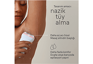 BRAUN SE 7060 Silk-Épil 7 Islak ve Kuru Kalıcı Pürüzsüz Cilt Epilasyon Cihazı_4