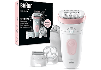 BRAUN SE 7060 Silk-Épil 7 Islak ve Kuru Kalıcı Pürüzsüz Cilt Epilasyon Cihazı