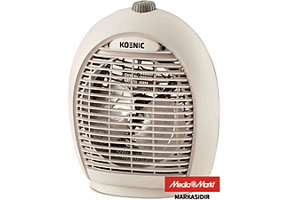 KOENIC KFH 20324 TR Fanlı Isıtıcı Krem_0