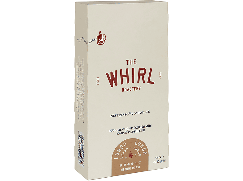 THE WHIRL Lungo Medium 55 g Kapsül Kahve_1