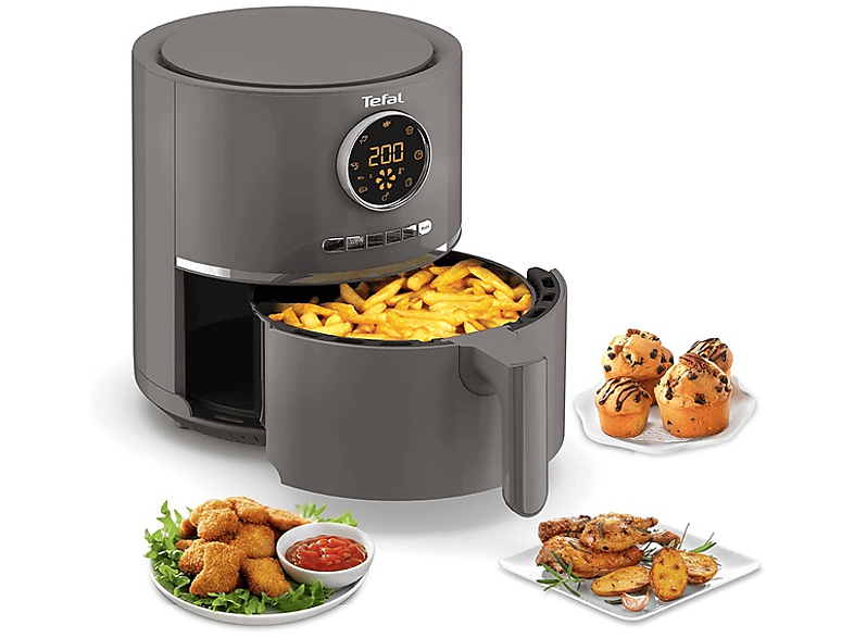 TEFAL Ultra Fry 4.2 L Fritöz Kömür Grisi_2