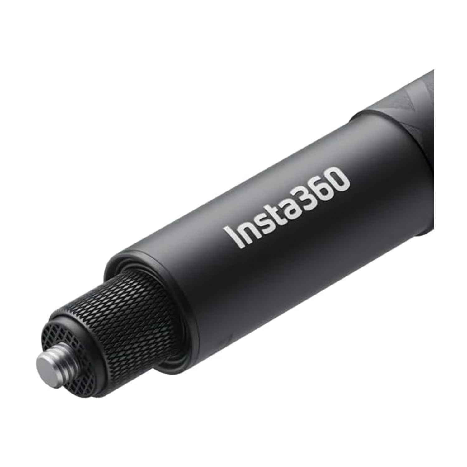 Bastoncino Insta360 nero con logo Insta360.
