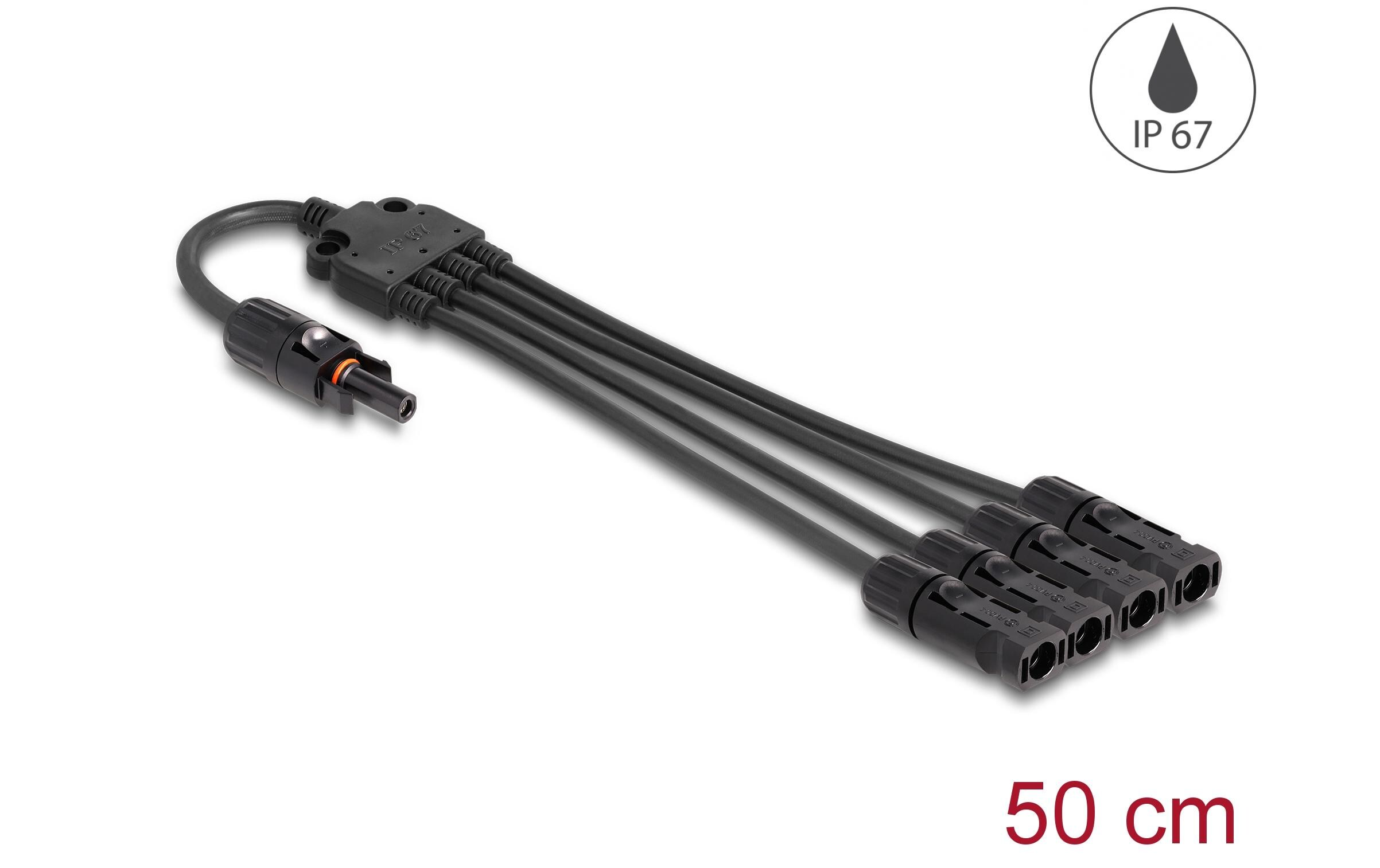 DELOCK Delock Splitter Kabel DL4 1x Femelle vers 4x Mâle 4 mm², 50 cm Accessoires