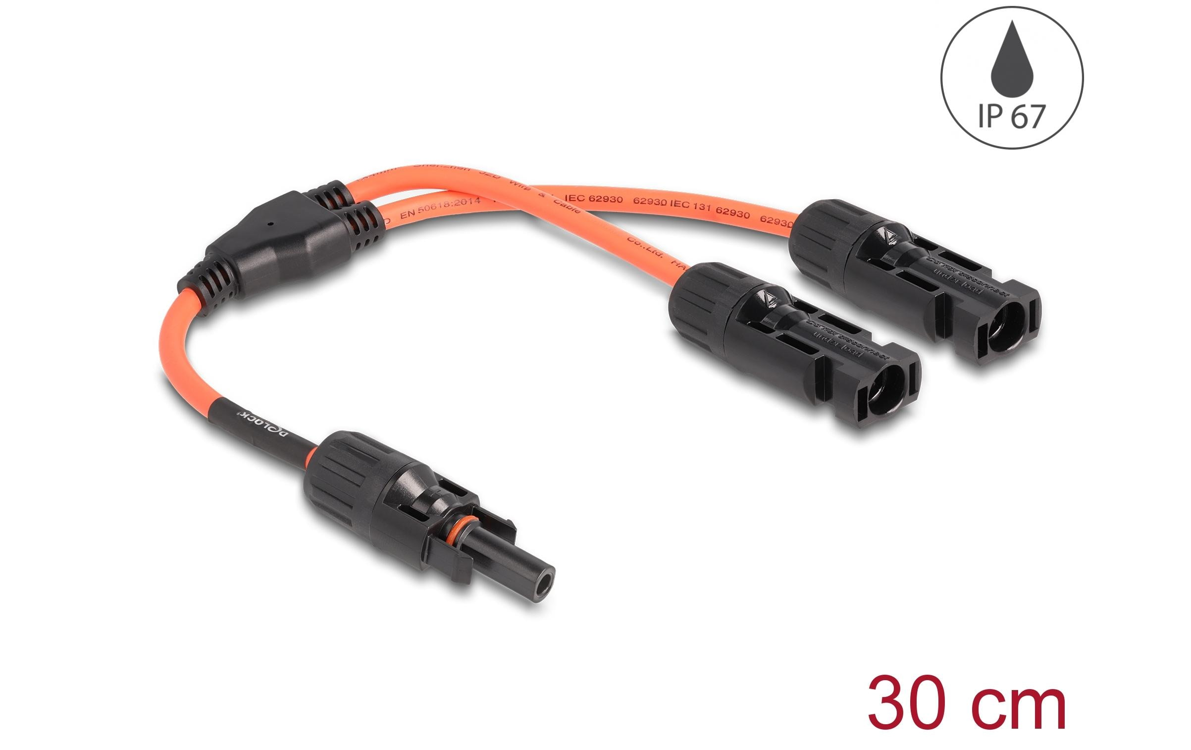 DELOCK Delock Splitter Kabel DL4 1x Buchse zu 2x Stecker 4 mm², 30 cm Accessoires