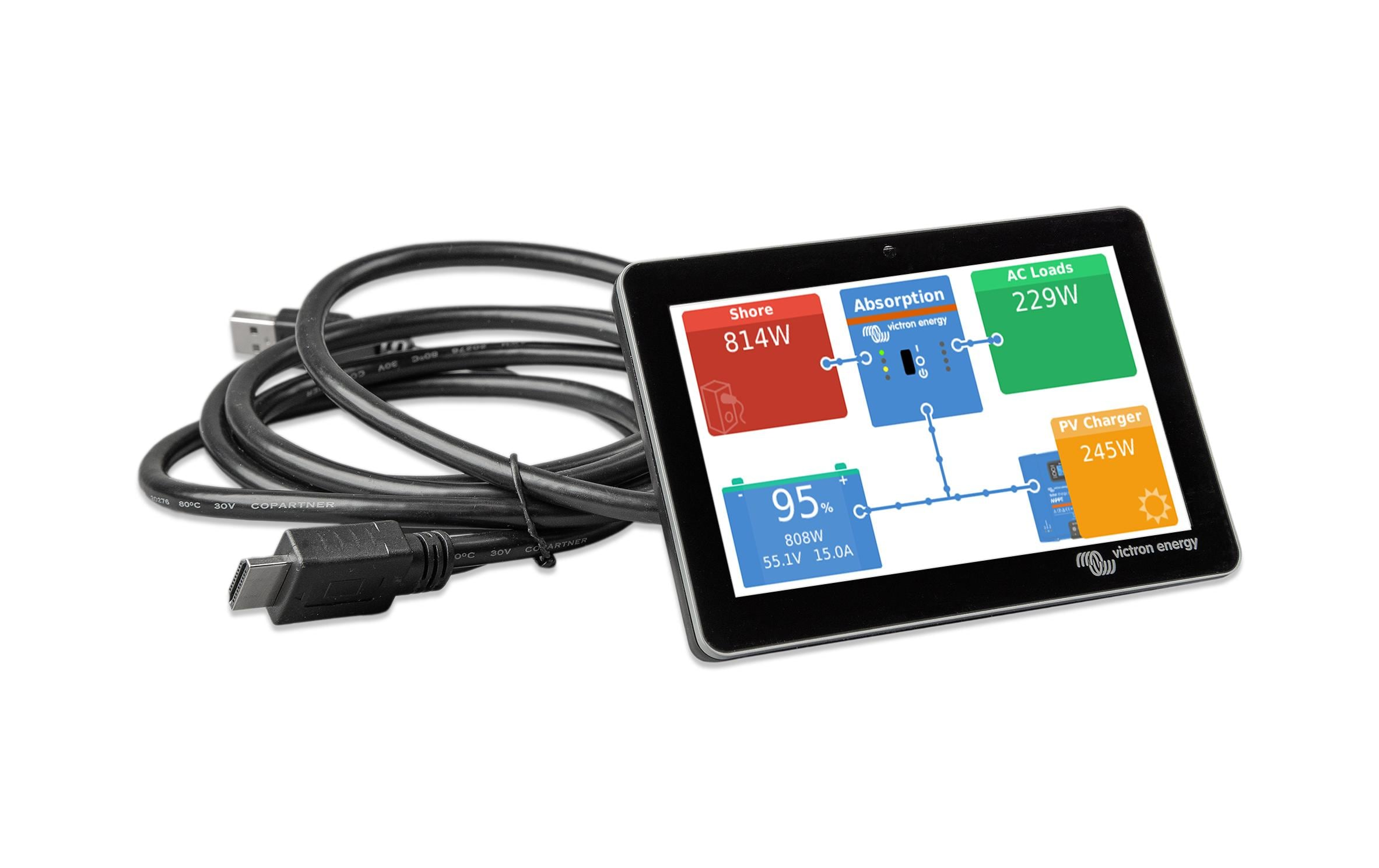 Victron Monitor GX Touch 50 zu Cerbo