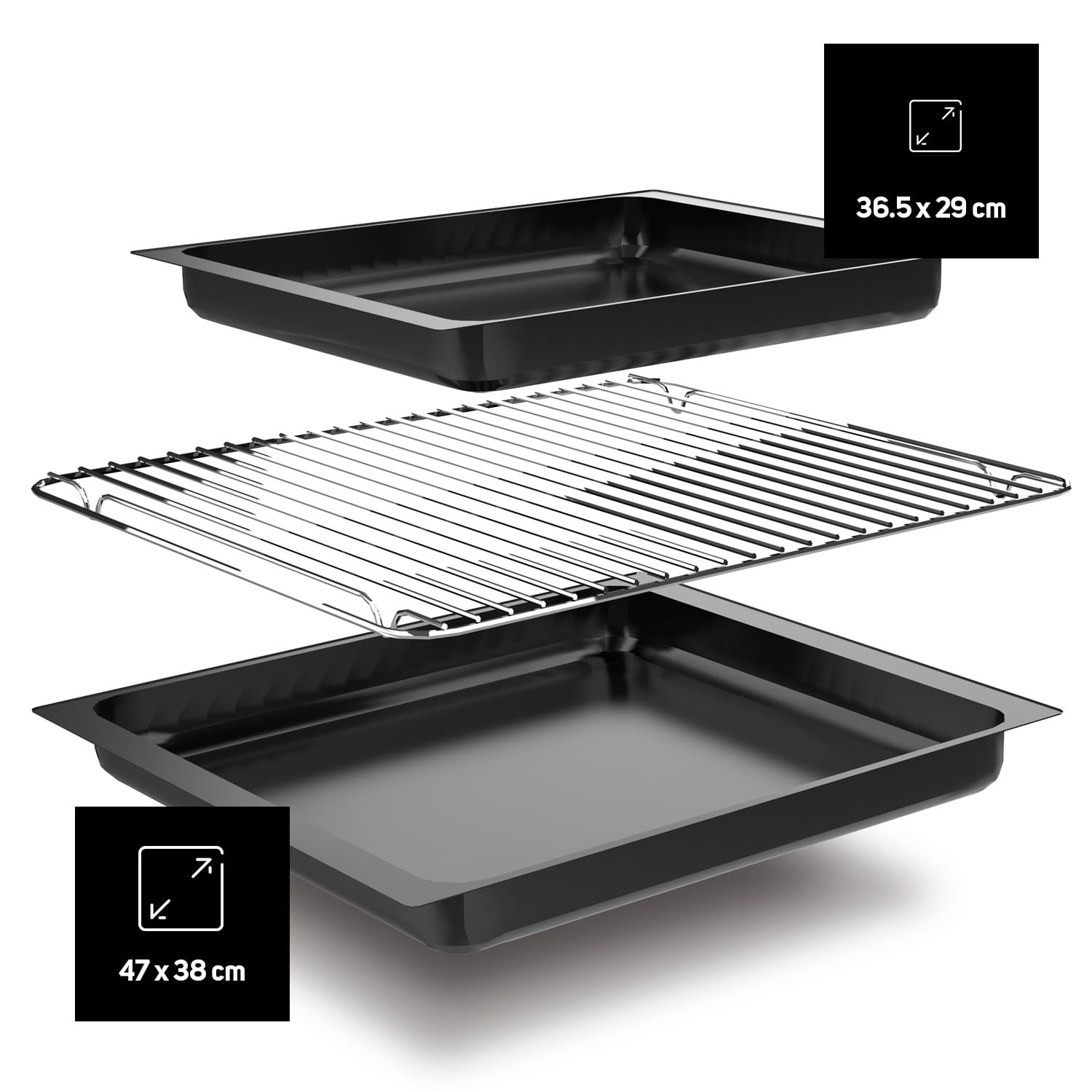 Horno - Taurus HM664IXD PYRO, 64L, 2600W, Temporizador digital, 7 Funciones, Incluye bandeja y parrilla, Hasta 270ºC, Pyrolytic Clean System, Gris