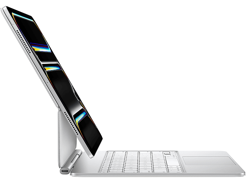 APPLE Magic Keyboard Tastatur-Case, für 13 Zoll iPad Pro (M4) mit iPadOS 17.4 oder neuer., Weiß — Foto 3 von 4