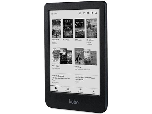 KOBO Clara BW  16 GB WLAN, Bluetooth, USB C eBook reader Nero