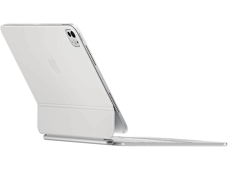 APPLE MWR03D/A Magic iPad Pro 11" (M4) German, Tastatur, Weiß