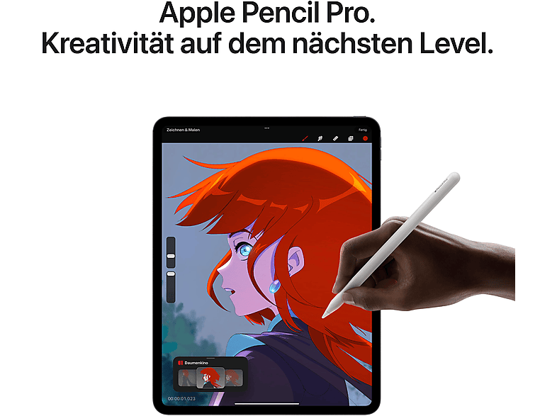 Thumbnail - APPLE iPad Pro Cellular (2024), Tablet, 2 TB, 11 Zoll, Space Schwarz