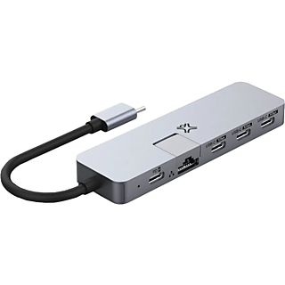 XTREMEMAC XWH-UMP-13 5 Ports USB-C Hub, Silber
