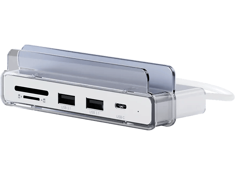 XTREMEMAC XWH-UIM-13 6 Ports USB-C Hub, Silber