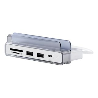 XTREMEMAC XWH-UIM-13 6 Ports Hub USB C, Argento