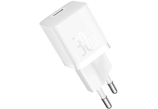 BASEUS GaN5 mini Fast Charger PD 30W Şarj Cihazı Beyaz_1