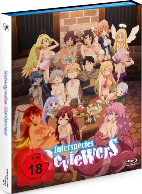 Blu-ray-Cover des Anime 'Interspecies Reviewers'.