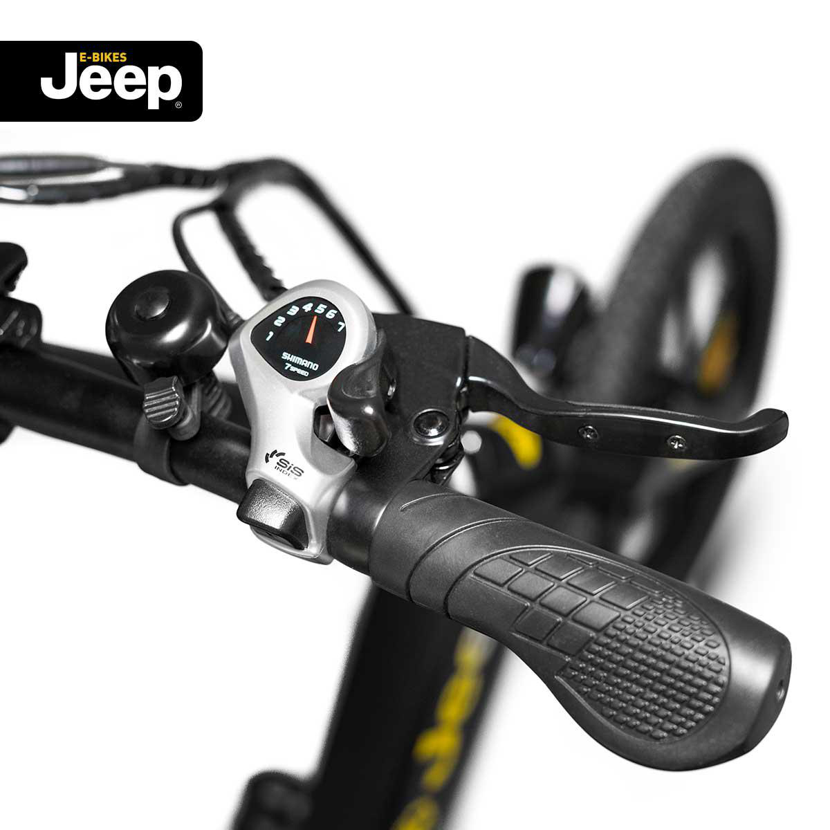 JEEP E-BIKES FR 6020 (Laufradgröße: 16 Zoll, Rahmenhöhe: 36 cm, Unisex-Rad, 230.4Wh, Schwarz)