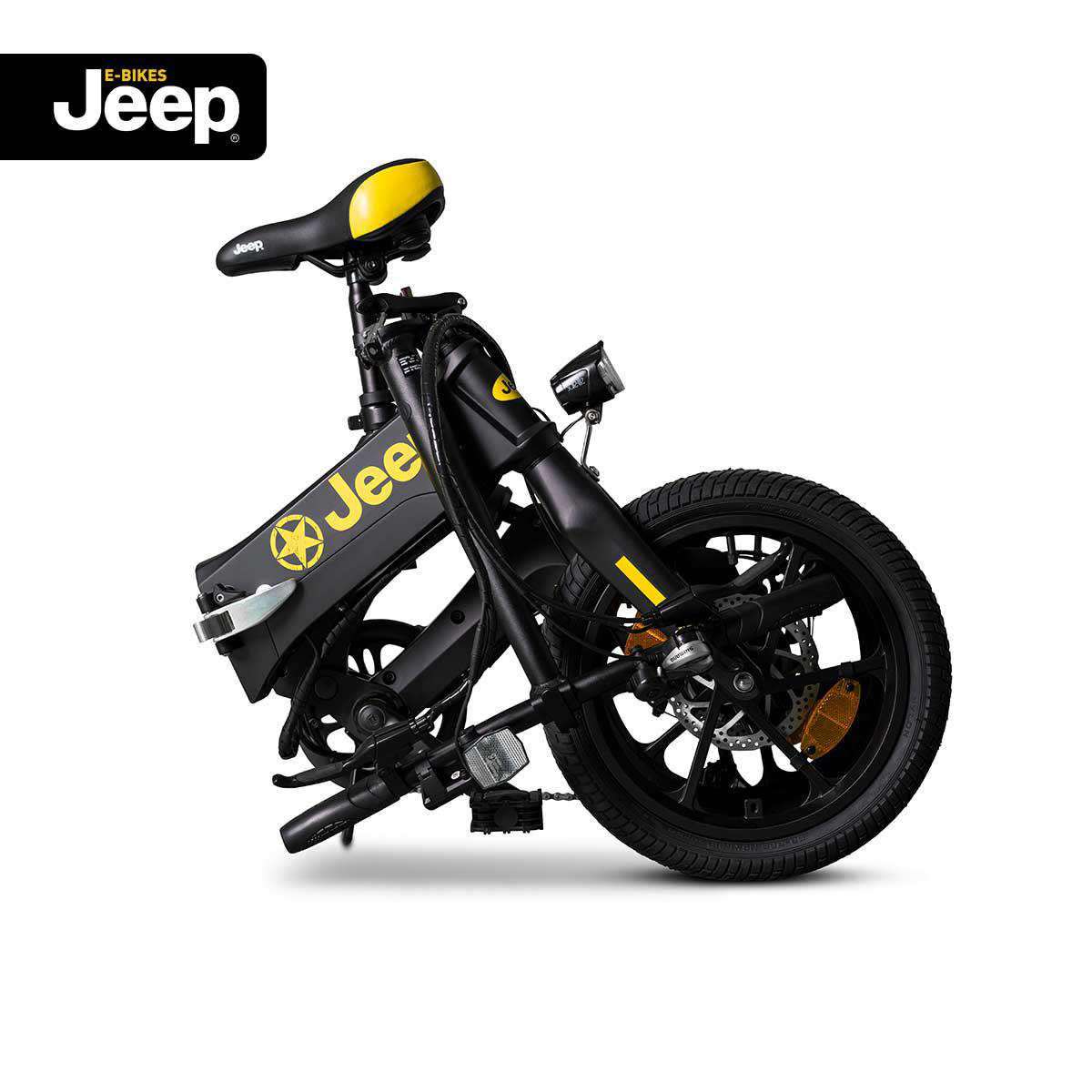 JEEP E-BIKES FR 6020 (Laufradgröße: 16 Zoll, Rahmenhöhe: 36 cm, Unisex-Rad, 230.4Wh, Schwarz)