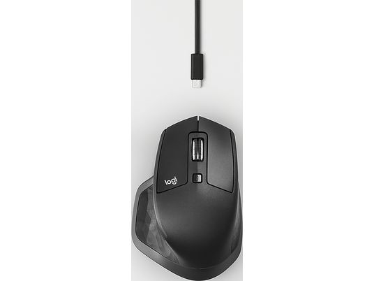 LOGITECH MX Master 2S Bluetooth Edition Mouse, Grafite