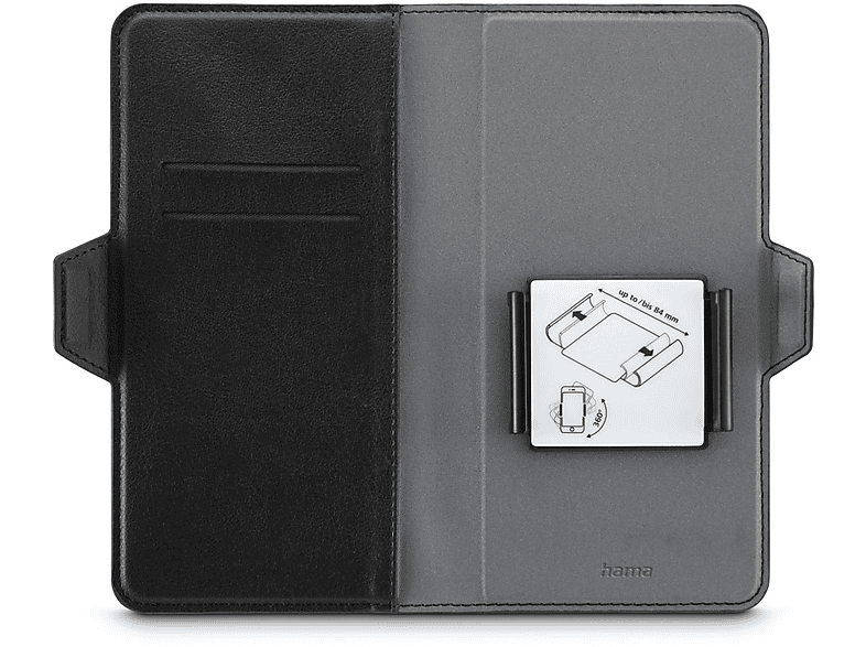 Thumbnail - HAMA Handytasche Eco, Bookcover, Universal, Größe von maximal 8.0 x 17.0 cm, Schwarz