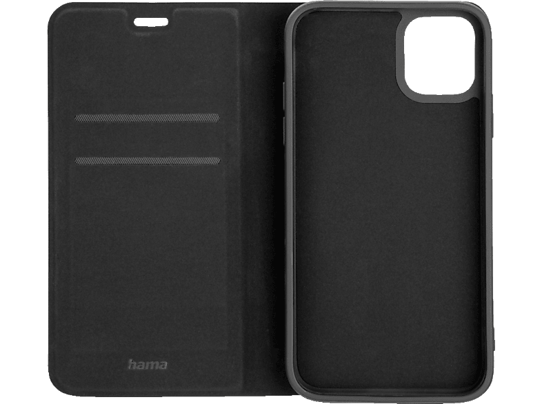 Hama Daily Protect Bookcover, für Apple iPhone 11, Schwarz; Schutzhülle
