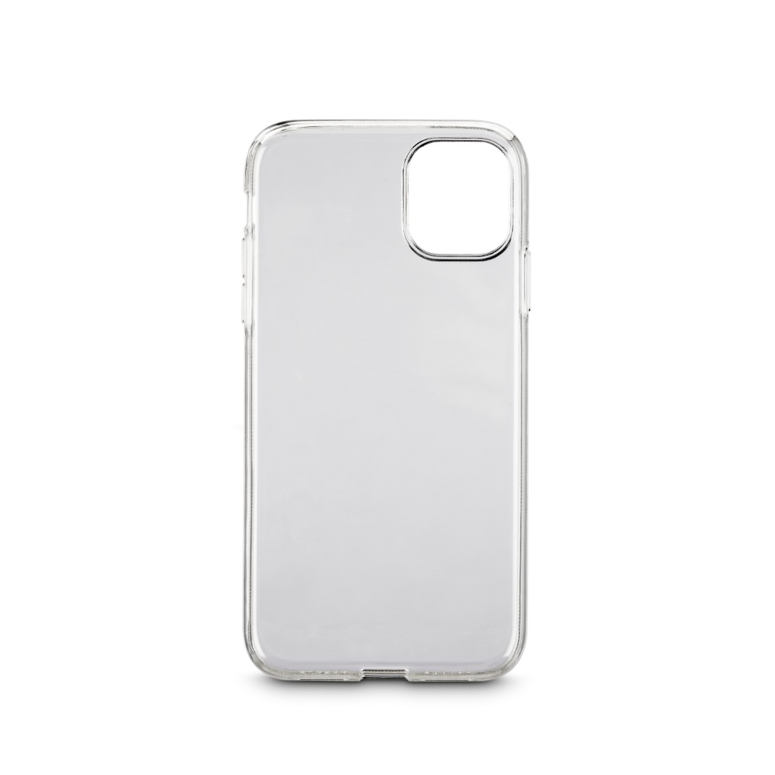 Transparente Handyhülle. Mit Kameraöffnung und transparentem Design.