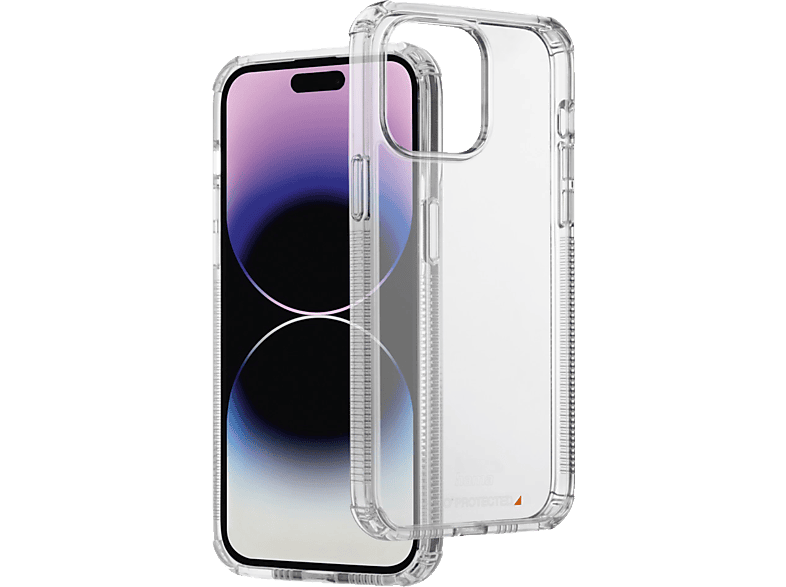 Custodia Hama Extreme Protect Per IPhone 15 Pro Con D3O E MagSafe: Bumper Antishock Trasparente Anti-ingiallimento, Ricarica Wireless