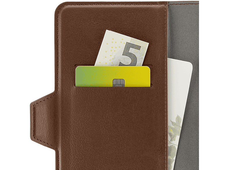 Thumbnail - HAMA Smart Move, Bookcover, universal, Handygröße 7,5 x 15,3 cm, Braun