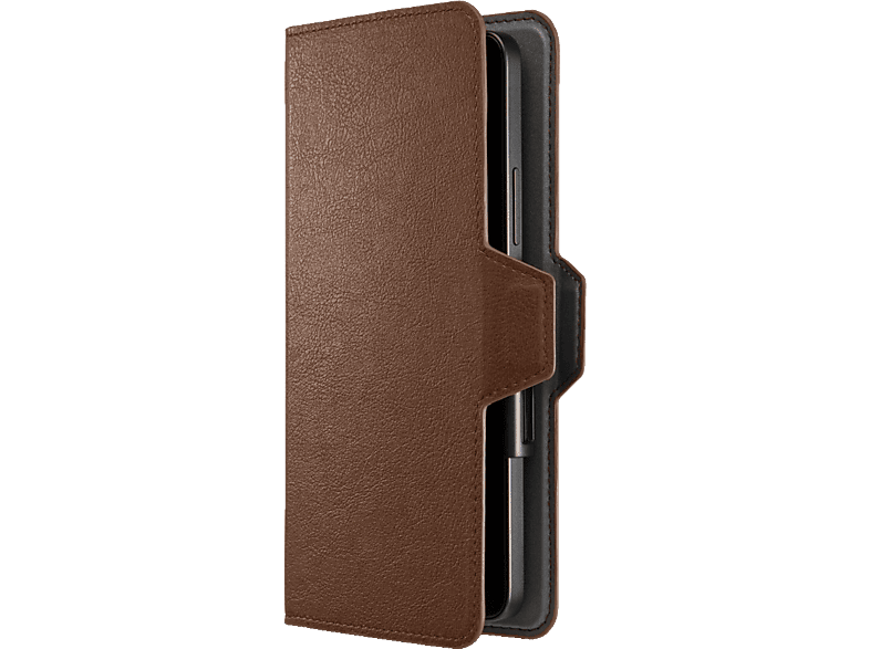 HAMA Handytasche Eco, Bookcover, Universal, Größe von maximal 8.0 x 17.0 cm, Braun
