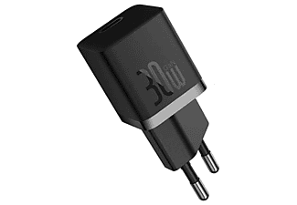 BASEUS GaN5 mini Fast Charger PD 30W Şarj Cihazı Siyah