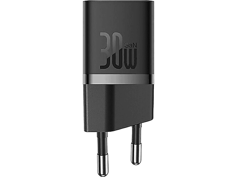 BASEUS GaN5 mini Fast Charger PD 30W Şarj Cihazı Siyah_1