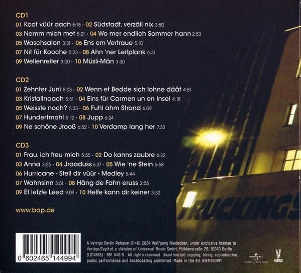 Ein CD-Cover mit Titeln und Credits auf Deutsch und einem BAP-Logo.