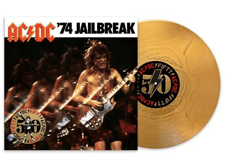 AC/DC | AC/DC - '74 Jailbreak/golden vinyl - (Vinyl) Rock Vinyl ...